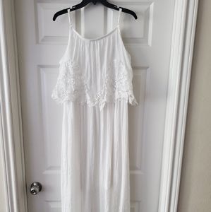 White Linen Dress